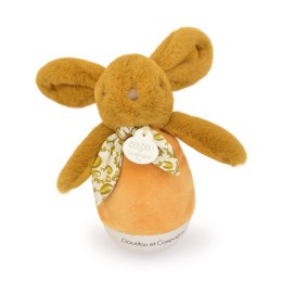 DOUDOU - lampka nocna muzyczna Lapin Doudou Culbuto, Doudou et Compagnie, 16 cm, ochra