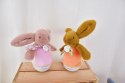 DOUDOU - lampka nocna muzyczna Lapin Doudou Culbuto, Doudou et Compagnie, 16 cm, ochra