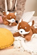 DOUDOU - obciążeniowy pluszowy lis Les P'tits Relax, Histoire d'Ours, 22 cm, rudy