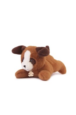 DOUDOU - obciążeniowy pluszowy pies Les P'tits Relax, Histoire d'Ours, 22 cm, brązowy