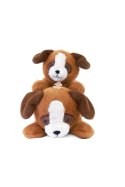 DOUDOU - obciążeniowy pluszowy pies Les P'tits Relax, Histoire d'Ours, 22 cm, brązowy