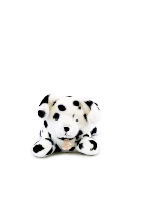 DOUDOU - obciążeniowy pluszowy pies dalmatyńczyk Les P'tits Relax, Histoire d'Ours, 22 cm, biały