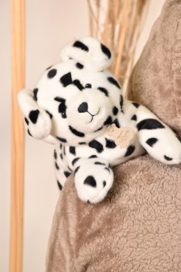 DOUDOU - obciążeniowy pluszowy pies dalmatyńczyk Les P'tits Relax, Histoire d'Ours, 30 cm, biały