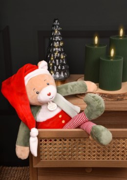 DOUDOU - przytulanka chochlik świąteczny, Doudou et Compagnie, 40 cm, Farceur Cannelle