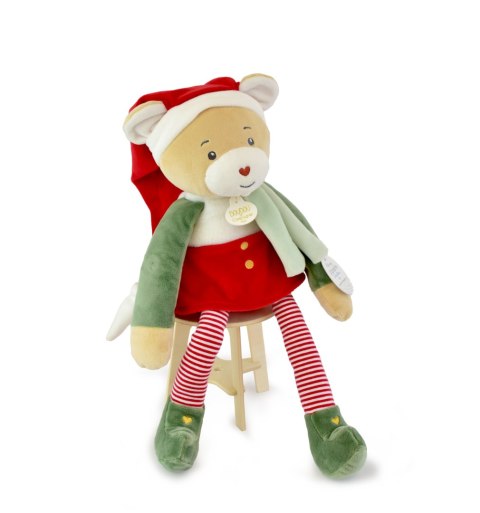 DOUDOU - przytulanka chochlik świąteczny, Doudou et Compagnie, 40 cm, Farceur Cannelle