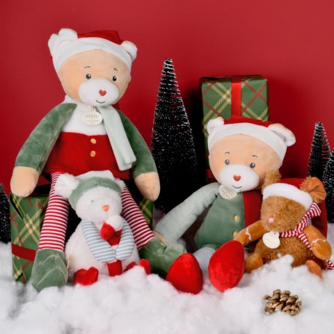 DOUDOU - przytulanka chochlik świąteczny, Doudou et Compagnie, 40 cm, Farceur Cannelle