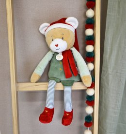 DOUDOU - przytulanka chochlik świąteczny, Doudou et Compagnie, 40 cm, Farceur Cotillon