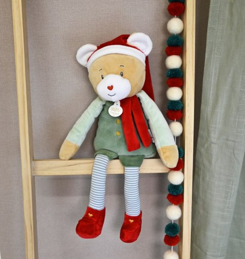 DOUDOU - przytulanka chochlik świąteczny, Doudou et Compagnie, 40 cm, Farceur Cotillon