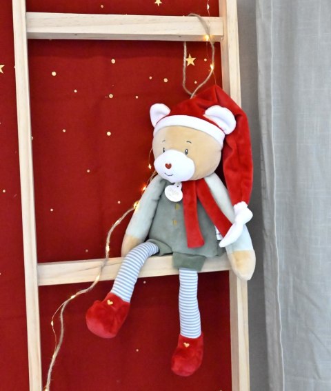 DOUDOU - przytulanka chochlik świąteczny, Doudou et Compagnie, 40 cm, Farceur Cotillon