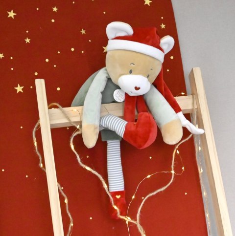 DOUDOU - przytulanka chochlik świąteczny, Doudou et Compagnie, 40 cm, Farceur Cotillon