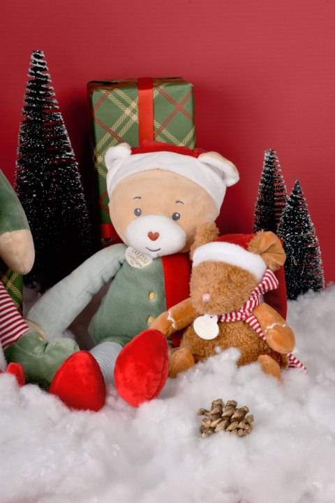 DOUDOU - przytulanka chochlik świąteczny, Doudou et Compagnie, 40 cm, Farceur Cotillon