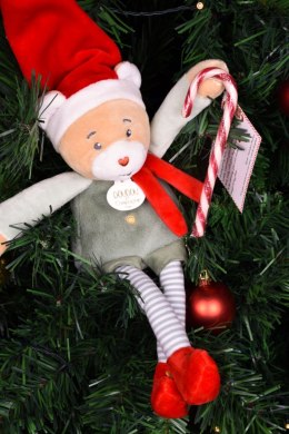 DOUDOU - przytulanka chochlik świąteczny z domkiem, Doudou et Compagnie, 27 cm, Farceur Cotillon