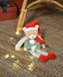 DOUDOU - przytulanka chochlik świąteczny z domkiem, Doudou et Compagnie, 27 cm, Farceur Cotillon