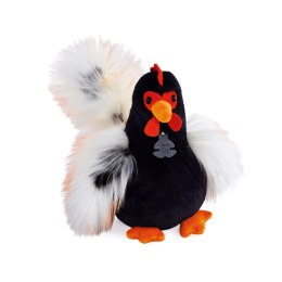 DOUDOU - przytulanka kogucik Coq'Rico, Histoire d'Ours, 26 cm, czarno-biały