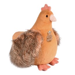 DOUDOU - przytulanka kurka Madame Poule XXL, Histoire d'Ours, 50 cm, pomarańczowa