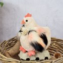 DOUDOU - przytulanka kurka Poulette, Histoire d'Ours, 20 cm, beżowa