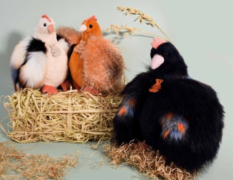 DOUDOU - przytulanka kurka Poulette, Histoire d'Ours, 20 cm, beżowa