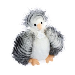 DOUDOU - przytulanka kurka Poulette, Histoire d'Ours, 20 cm, biało-szara