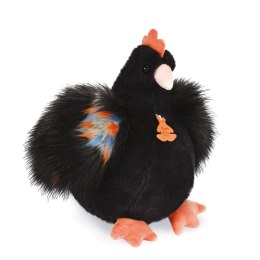 DOUDOU - przytulanka kurka Poulette, Histoire d'Ours, 28 cm, czarna