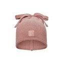 ELODIE DETAILS - czapka zimowa, Furry Knit Beanie, Rosy Bow, 1-2 lata
