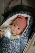 ELODIE DETAILS - czapka zimowa, Furry Knit Beanie, Rosy Bow, 2-3 lata