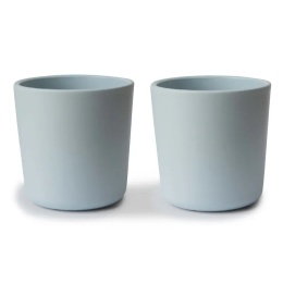 Kubeczki do nauki samodzielnego picia niebieskie Powder Blue, Mushie