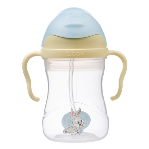 Looney Tunes by b.box Bidon ze słomką dla dziecka, butelka na wodę 240 ml