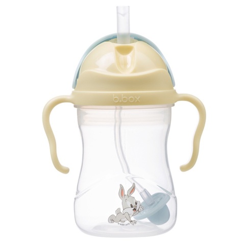 Looney Tunes by b.box Bidon ze słomką dla dziecka, butelka na wodę 240 ml