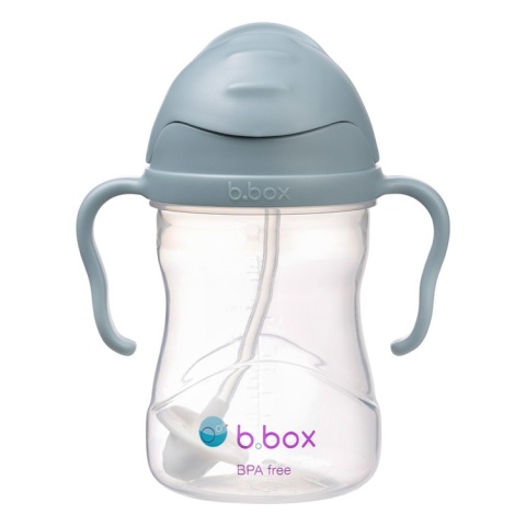 Bidon ze słomką dla dziecka, butelka na wodę 240 ml, Ocean, b.box