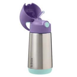 Butelka termiczna, bidon dla dziecka ze słomką 350 ml, Lilac Pop, b.box