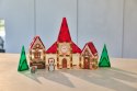 CLEVERCLIXX - klocki magnetyczne Kalendarz Adwentowy Christmas Village Advent Calendar - 46 el.