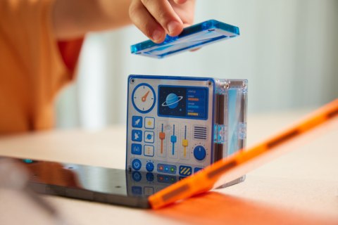 CLEVERCLIXX - klocki magnetyczne Space Mission Pack - 47 el.