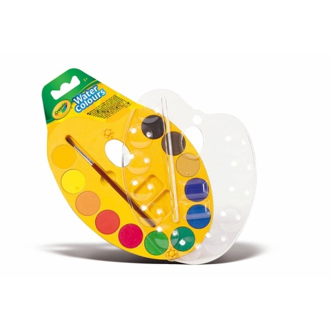 Crayola Farby akwarelowe akwarele dla dzieci 12 kolorów