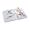 Crayola Kolorowanka dla dzieci z łamigłówkami i flamastrami Kraina Lodu 3+