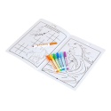 Crayola Kolorowanka dla dzieci z łamigłówkami i flamastrami Kraina Lodu 3+
