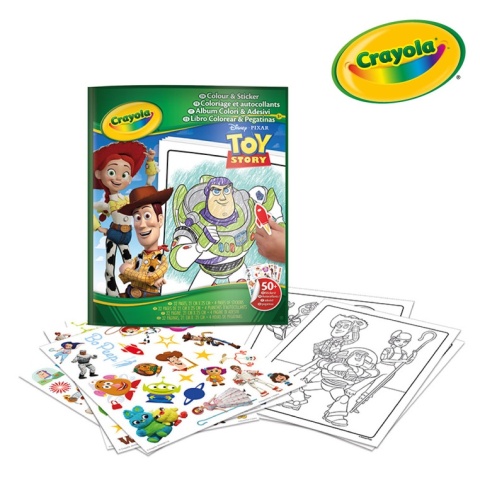 Crayola Kolorowanka dla dzieci z naklejkami Toy Story 3+