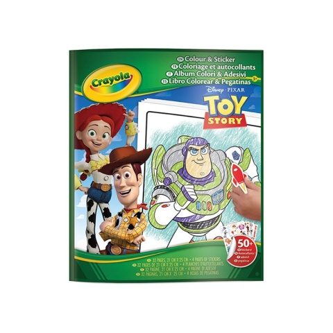 Crayola Kolorowanka dla dzieci z naklejkami Toy Story 3+