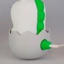 DIGGY DINO LED DINOZAUR dziecięca lampka nocna z efektem dźwiękowym, Ciepła biel/RGB ze ściemniaczem