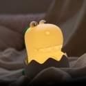 DIGGY DINO LED DINOZAUR dziecięca lampka nocna z efektem dźwiękowym, Ciepła biel/RGB ze ściemniaczem