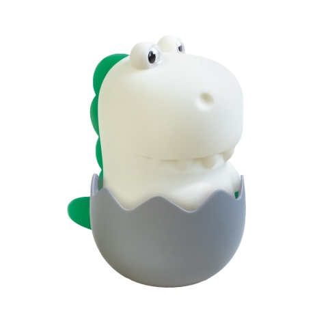 DIGGY DINO LED DINOZAUR dziecięca lampka nocna z efektem dźwiękowym, Ciepła biel/RGB ze ściemniaczem