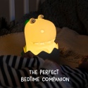 DIGGY DINO LED DINOZAUR dziecięca lampka nocna z efektem dźwiękowym, Ciepła biel/RGB ze ściemniaczem
