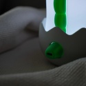 DIGGY DINO LED DINOZAUR dziecięca lampka nocna z efektem dźwiękowym, Ciepła biel/RGB ze ściemniaczem