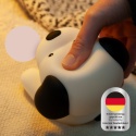 BENNY BEAGLE LED PIES dziecięca lampka nocna z funkcją Dreamlight / RGB / ciepła biel, ze ściemniaczem