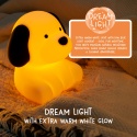 BENNY BEAGLE LED PIES dziecięca lampka nocna z funkcją Dreamlight / RGB / ciepła biel, ze ściemniaczem