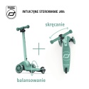 SCOOTANDRIDE Highwaykick 3S Hulajnoga z systemem sterowania 2w1 i kółkami LED składana 3+ Forest