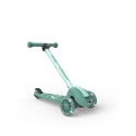 SCOOTANDRIDE Highwaykick 3S Hulajnoga z systemem sterowania 2w1 i kółkami LED składana 3+ Forest