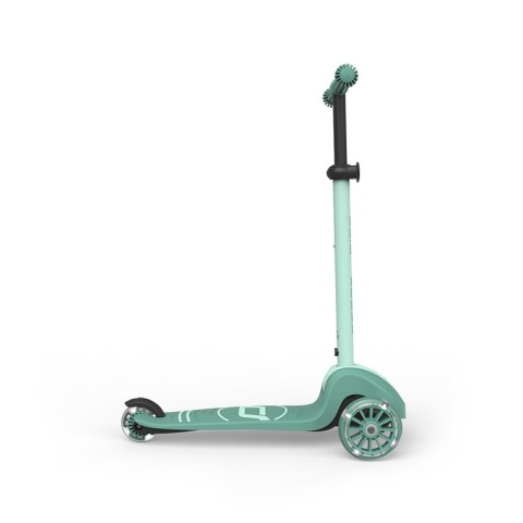 SCOOTANDRIDE Highwaykick 3S Hulajnoga z systemem sterowania 2w1 i kółkami LED składana 3+ Forest