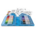 Crayola Zestaw artystyczny (kolorowanki dla dzieci, naklejki i flamastry) 47 el. Psi Patrol 4+