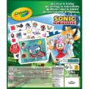 Crayola Kolorowanka dla dzieci z naklejkami Sonic 3+