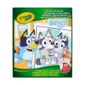 Crayola Kolorowanka dla dzieci z naklejkami Bluey 3+